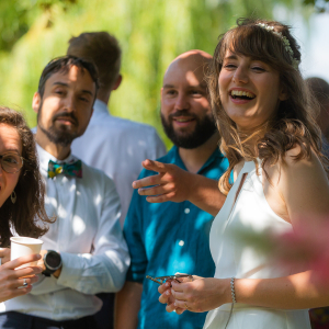 Photo de la mariée et ses proches