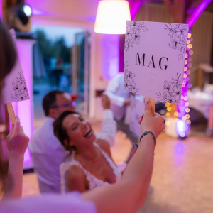 Photo d'une activité pendant un mariage